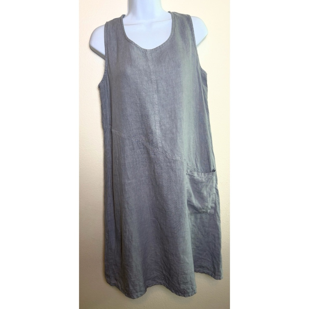Cutloose 100% Linen Pocket Dress Mini